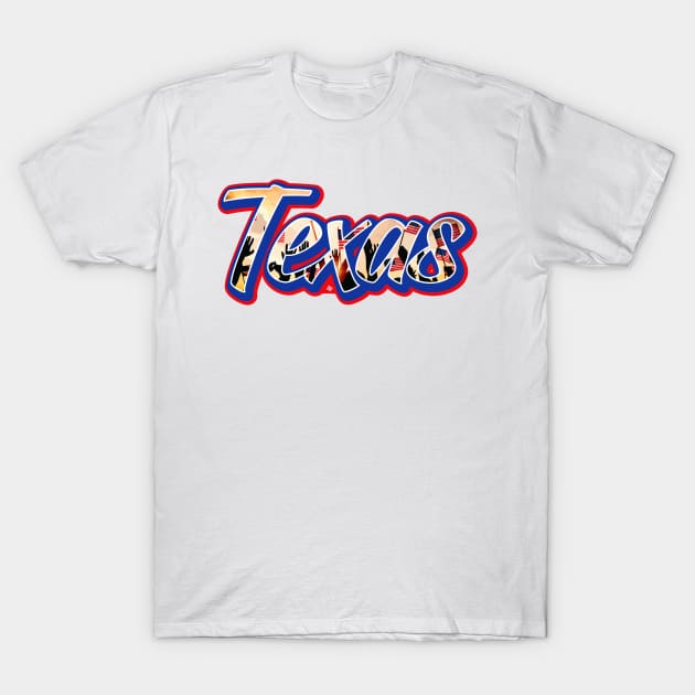 Texas Sunset T-Shirt by CamcoGraphics